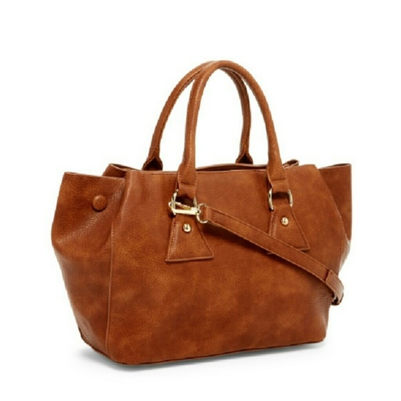 CLOSEOUT!!!Pink Haley Rhiannon Tote in Brown - Picture 2 of 3